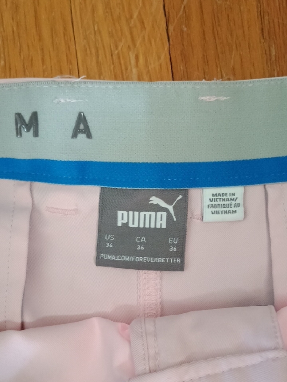 Puma Men's Light Pink Golf Shorts - Picture 2 of 5
